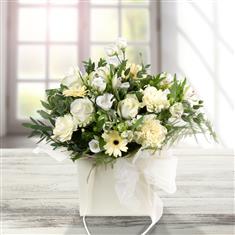 White &amp; Cream Gift Bag